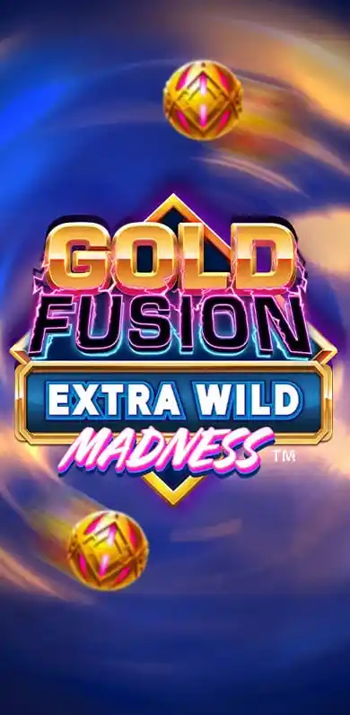 Slot Gold Fusion Extra Wild Madness con funciones especiales y giros extra.