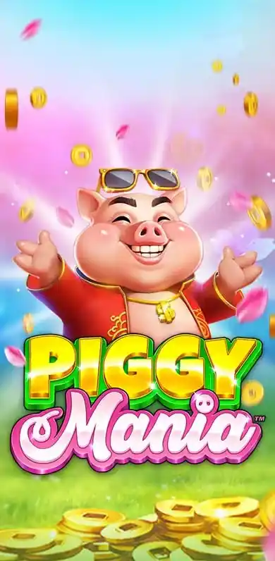 Piggy Mania, slot con cerditos y lluvia de monedas doradas.